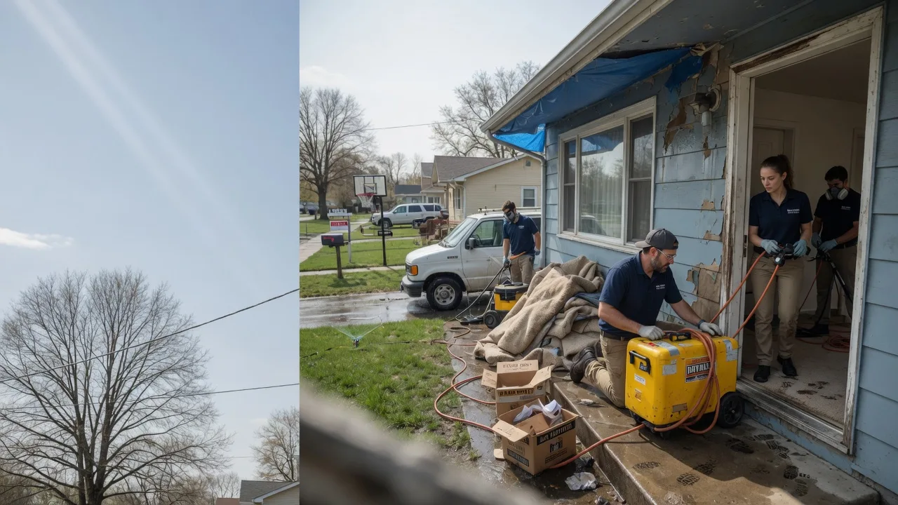 Basement Flood Cleanup in Logan, IL near me